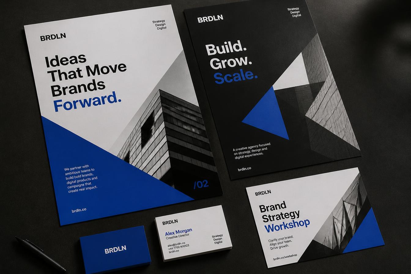 Brostek graphic design print and campaign collateral