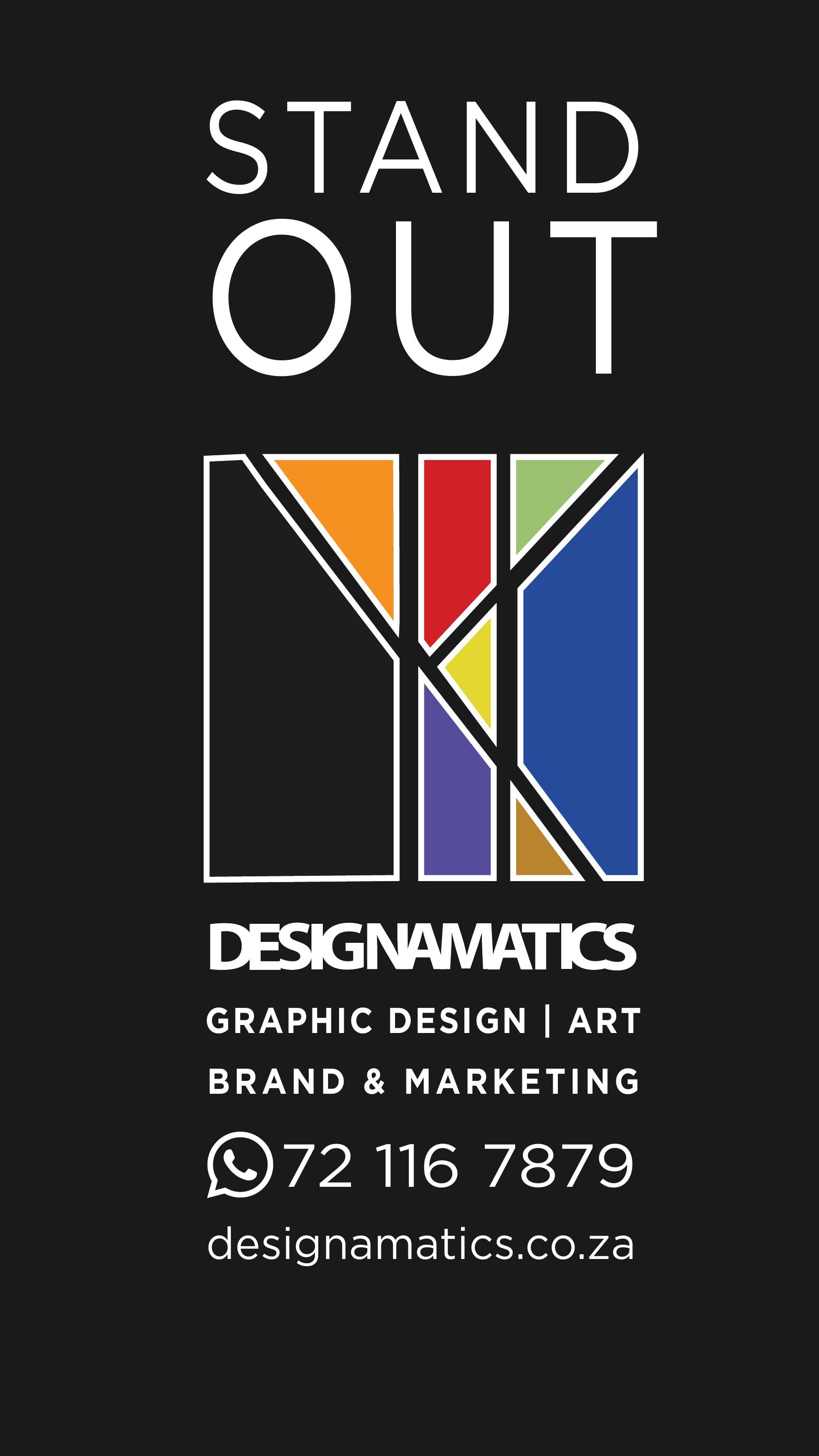Designamatics company profile document designed by Brostek
