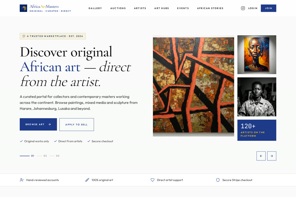 Africa Art Masters — Art & Culture project by Brostek